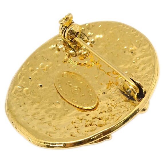 Chanel Oval Brooch Gold 94P XX40163 - Picture 3 of 4